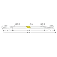 52mmx4.0ｍ/1.0tonベルトスリング(耐熱型)_選択画像02