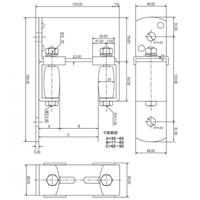 EA986RC-3 17~60mmガイドロ-ラ-(門扉用/2個_選択画像03