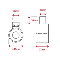 EA984CM-3 DC24V/40mm電磁マグネットホルダ_選択画像03
