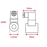 DC24V/φ35mm/250N電磁マグネットホルダー_選択画像02