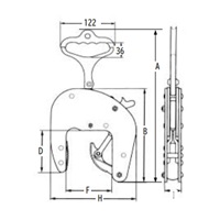 EA984DA-40 0-40mmU字溝吊クランプ_選択画像04