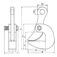 EA984DH-0.5 0.5tonカム付フック_選択画像03