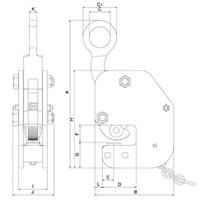 EA984DK-1 1ton竪吊･横吊兼用クランプ_選択画像03