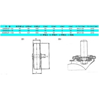 EA986GF-100 100mm/M10キャスタ-(自在金具･_選択画像04
