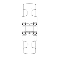 EA986GG-24 100mmキャスタ-(自在金具･ESD/_選択画像03