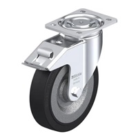 EA986HJ-4 200mmキャスタ-(自在金具･後輪ブ