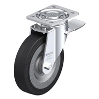 EA986HJ-15 250mmキャスタ-(自在金具･前輪