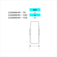EA986HR-100 100mmキャスタ-(固定金具･ホイ_選択画像04