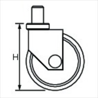 EA986HT-32 50mm/M12キャスタ-(自在金具･ネ_選択画像04