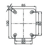 EA986HX-125 125mmキャスタ-(固定金具)_選択画像04