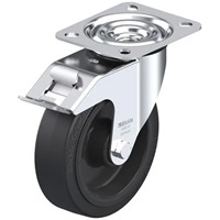 EA986HY-3 125mmキャスタ-(自在金具･後輪ブ
