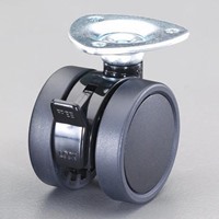 EA986TG-6 40mmキャスタ-(ツインホイ-ル･ブ