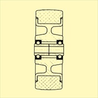EA986MF-100 100x25mm車輪(ラバ-タイヤ_選択画像02