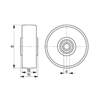 EA986MF-150 150x32mm車輪(ラバ-タイヤ_選択画像04