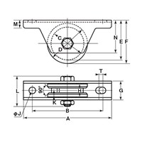 60mm/320kg戸車(重量用･ステンレス製)_選択画像04