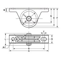 60mm/320kg戸車(防音･V型)_選択画像04