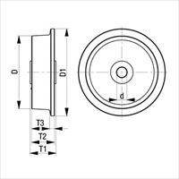 150x36車輪(ボ-ルベアリング･鋳鉄･レ-ル用_選択画像03
