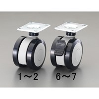 EA986TE-7 100mmキャスタ-(ツインホイ-ル･_選択画像02