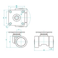 EA986TJ-1 66mmキャスタ-(ツインホイ-ル)_選択画像03
