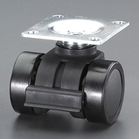 EA986TJ-6 66mmキャスタ-(ツインホイ-ル・ブ