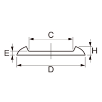 EA986TS-8 71.5mmキャスタ-用受ケ皿(スケル_選択画像03