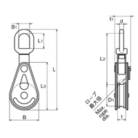 EA987S-11 25mmスイベル式ミニブロック(ス_選択画像03