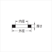 EA423P-2 17.5x12.0x2.0平パッキン(2枚)_選択画像03