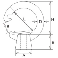 EA638BU-21 M6フックアイナットステンレス_選択画像04