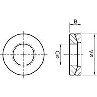 EA949HM-33 M10x22焼入球面ワッシャー1set_選択画像03
