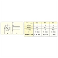 EA949TC-52 M5x10/T10TORXslimヘッドscrew_選択画像04
