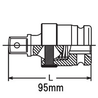 EA164E-2 3/4sqインパクトジョイント_選択画像04