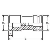 EA164EE-41B 3/4sqx41x21mm ナットソケット_選択画像03