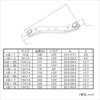 EA602KB-2B 10x12mmラチェットメガネレンチ_選択画像03