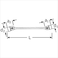 EA612GA-1 6x7mmフレックスレンチ_選択画像04