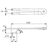EA613XR-24 14-90mm/6.0mmヒンジピンレンチ_選択画像03