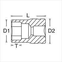 EA617CL-11 1/4sqx11mmソケット_選択画像04