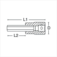 EA617DM-204 3/8x4mm/100mmビットソケット_選択画像03