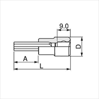 EA618HR-10 1/4sqx10mm/Hexビットソケット_選択画像03