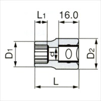 EA618KK-20 1/2sqx20mmソケット_選択画像03