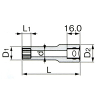EA618KN-14 1/2sqx14mmディ-プソケット_選択画像03