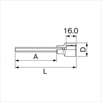 EA618KV-10 1/2x10/LongHexビットソケット_選択画像03