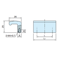 EA948BT-26 M4x0.7 プルハンドル アルミ/白_選択画像02