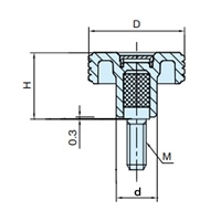 EA948BX-137A M6x20/39.5雄ネジノブ_選択画像02