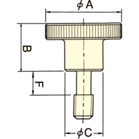 EA948BY-58 24xM6x30雄ネジノブ_選択画像02