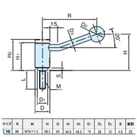 EA948CA-93 M10x50雄ネジテンションレバ-_選択画像02