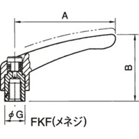 EA948CC-31 M5雌ネジクランプレバ-_選択画像03