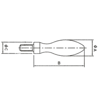 EA948CE-23 M6x50クロ-ムメッキハンドル_選択画像02