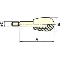 M8x125mmポリアミドグリップ(ステンレス製)_選択画像02