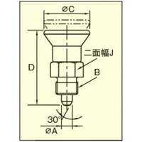 EA948DD-23 M16 シングルナットプランジャ-_選択画像02