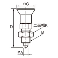 EA948DD-32 M10x5ダブルナットプランジャ-_選択画像02